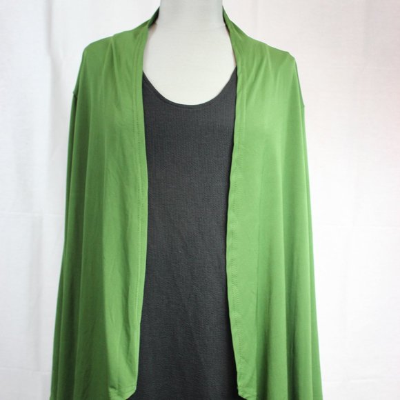 Green cardigan